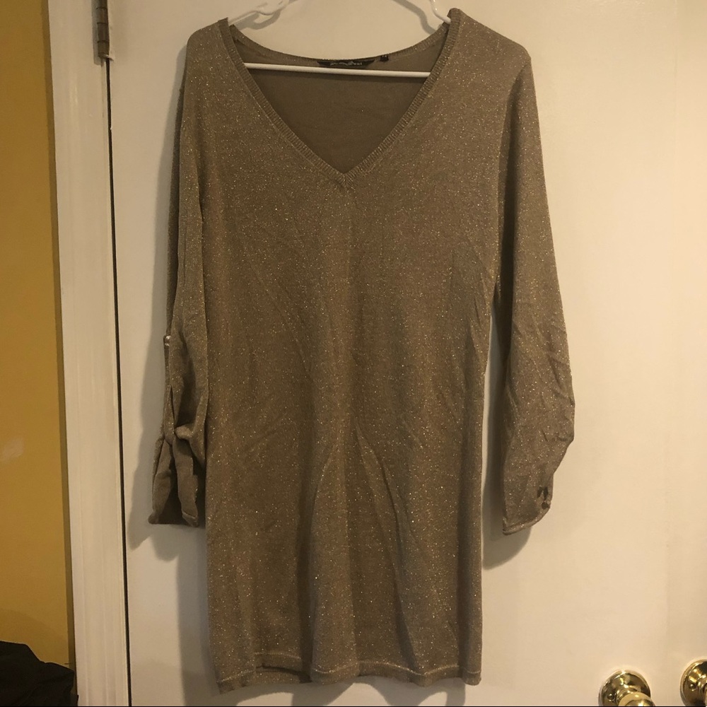 Gold sparkly jumper